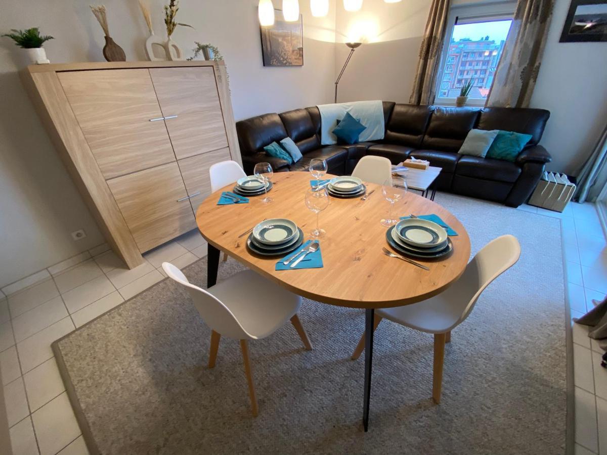 Vakantieappartement Oostende Met Priveparking Esterno foto